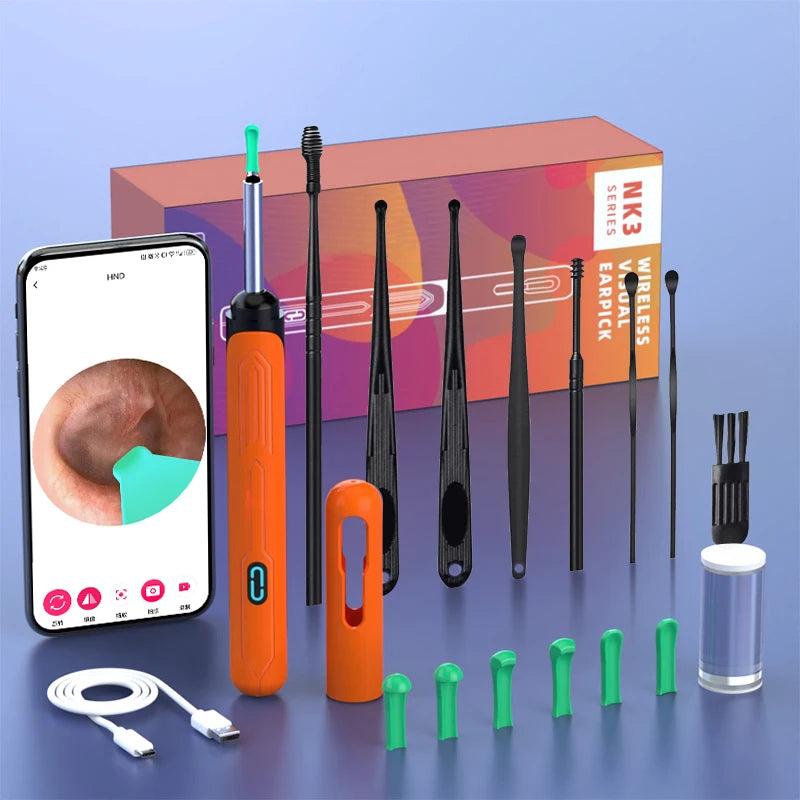 ClearView Ear Cleaner with Charging stand