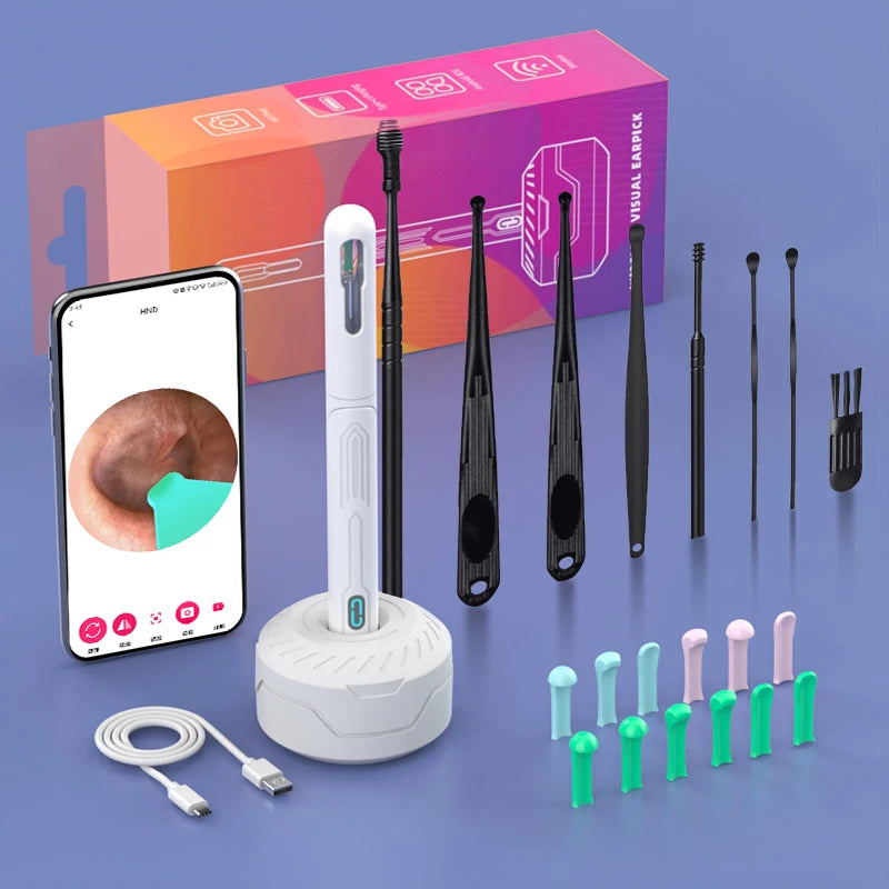 ClearView Ear Cleaner with Charging stand