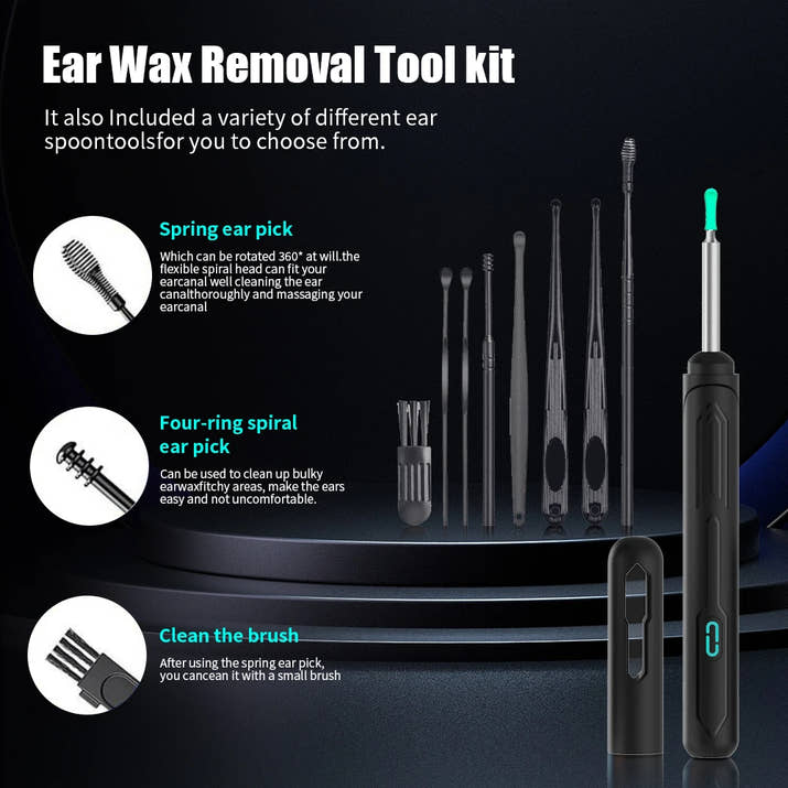 ClearView Ear Cleaner with Charging stand