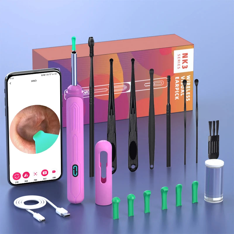 ClearView Ear Cleaner with Charging stand